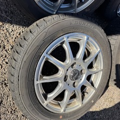 軽自動車‼️スタッドレスタイヤ‼️2021年製‼️バリ山‼️ダンロップ‼️155/65R 14の画像