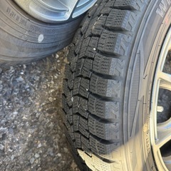 軽自動車‼️スタッドレスタイヤ‼️2021年製‼️バリ山‼️ダンロップ‼️155/65R 14の画像