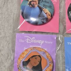 ポカホンタス カウントダウンバッヂ ディズニーストア POCAHONTAS 4個の画像