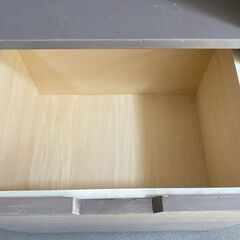 M652  ポール付き什器 下段キャスター付収納棚 グレーの画像