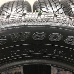 【新品】GOODRIDE SW-608 175/65R15 84T 15インチ スタッドレス 4本 20年製 カローラフィールダー/カローラアクシオ フィット等　(STO069) の画像