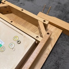 無印 引き出し付きローテーブル１〜2人用の画像