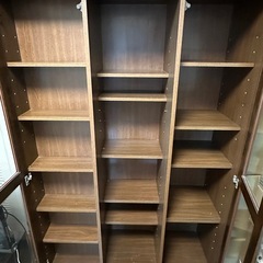 引き取り限定 無料　スライド式大型本棚の画像