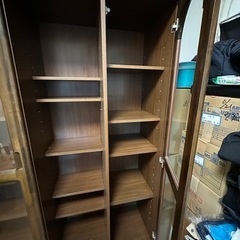 引き取り限定 無料　スライド式大型本棚の画像