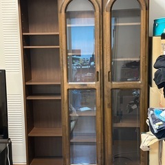 引き取り限定 無料　スライド式大型本棚の画像