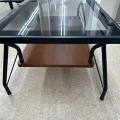 ★リユースのサカイ高崎店★TJ13586  座卓 黒茶 H37.7×D55×W90 クリーニング済みの画像