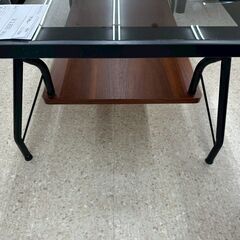 ★リユースのサカイ高崎店★TJ13586  座卓 黒茶 H37.7×D55×W90 クリーニング済みの画像