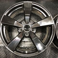 TAS JAPAN 社外ホイール 17インチ 4本 7J5HPCD112+42 空気圧センサー付 ブラック VW/ビートル/シャラン/ティグアン等　(SHE040)の画像