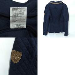 【未使用】FIOR DA LISO VIVIAN ボタンダウン ライディングジャケット ストレッチ 38 ネイビー レディース 乗馬 馬術の画像