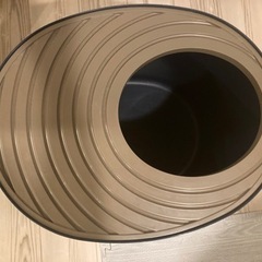 アイリスオーヤマ 上から入る猫トイレ（ネイビー）※未使用／猫砂入れとして使用の画像