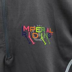 インペリアル ライディング IMPERIAL RIDING ハーフジップ 長袖 ライディングシャツ ロングスリーブ ストレッチ S グレー KL35319001 レディース 乗馬 馬術の画像