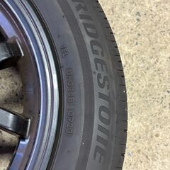 プリウス用 17インチ タイヤホイール 1本 ブリヂストン ECOPIA 195/60R17 2023年製 アルミ 17×6.5J 5穴 トヨタ系の画像