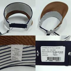 【未使用】HV POLO ZONNEKLEP JADORE サンバイザー 帽子 キャップ ポロ レディース 乗馬 馬術の画像