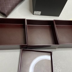 新品 大阪長生堂 Kaze-ya style メタリックブラウン15cm 三段重の画像