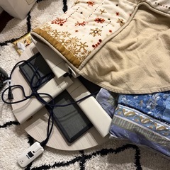 値下げ　コタツ　円型　オマケ布団２枚付きの画像
