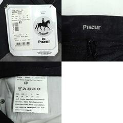 【未使用】ピカー PIKEUR BADIRA PRINT キュロット I44 ブラック レディース 乗馬 馬術の画像