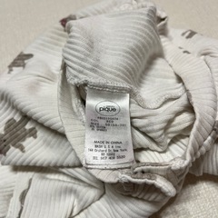 ジェラートピケ クマ柄ツーウェイ・ドレスオールの画像