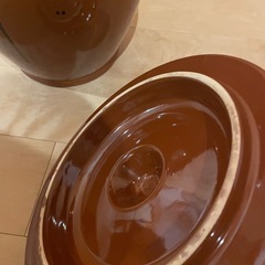 味噌　梅干し　瓶　久松窯の画像