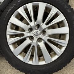 トヨタ アルファード 純正18インチホイール＋スタッドレスタイヤ4本セット 235/50R18 2018年製 の画像