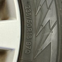 トヨタ アルファード 純正18インチホイール＋スタッドレスタイヤ4本セット 235/50R18 2018年製 の画像