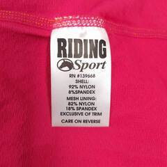 【未使用】RIDING SPORT ハーフジップ 長袖 ライディングシャツ ロングスリーブ ストレッチ S レディース 乗馬 馬術の画像