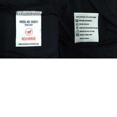 【未使用】RED HORSE 長袖 Tシャツ ライディングシャツ ロングスリーブ ストレッチ S ブラック レディース 乗馬 馬術の画像