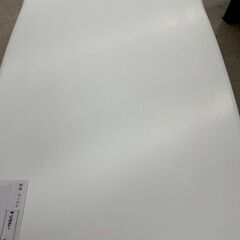 ★リユースのサカイ高崎店★TJ13588 萩原(株) テーブル 白 H33.4×D60×W100 クリーニング済みの画像