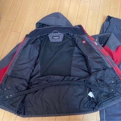 phenix スキーウェア メンズ セットアップ 上下 レッド グレー　スノボの画像