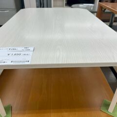 ★リユースのサカイ高崎店★TJ13589 (株)ニトリ 折りたたみテーブル 白 H31.5×D60×W90 クリーニング済みの画像