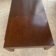 座卓　テーブル　伸縮の画像