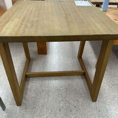 ★リユースのサカイ高崎店★TJ13590  テーブル 茶 H55.5×D60×W60 クリーニング済みの画像
