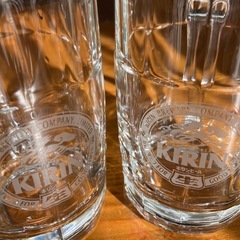 KIRIN ミニビアジョッキ 2個セットの画像
