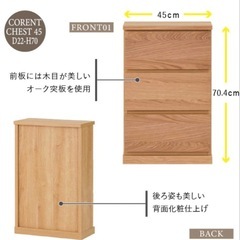 イッセイキ ISSEIKI CORENTCHEST 45 チェストの画像