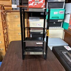 【リサイクルショップどりーむ荒田店】No.5496　小さくてシンプル　スリッパラック　黒の画像