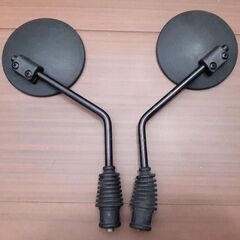 バックミラー 丸形 左右セット 10mm正ネジの画像