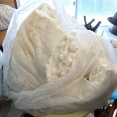 布団の綿の画像