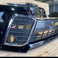 新車 外し 
30 前期 ヴェルファイア 純正 フロントバンパー グリル セットの画像