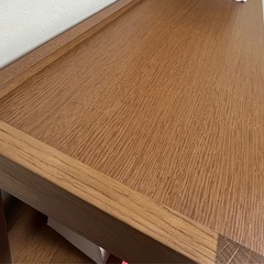 カリモク　学習机、書棚、椅子の3点セットの画像