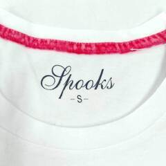 【未使用】スプークス SPOOKS Caro 半袖 Tシャツ ライディングシャツ S ホワイト レディース 乗馬 馬術の画像