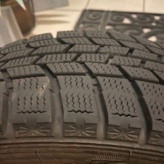 スタッドレスタイヤ＆アルミホイール4 本セット 165/55/14 2020年 グッドイヤ ーアイスナビ6の画像