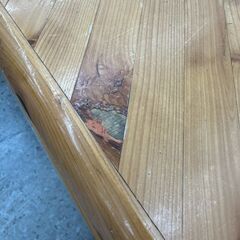 ★リユースのサカイ高崎店★TJ13595  テーブル ライトブラウン H38×D79×W79 クリーニング済みの画像