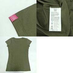 【未使用】スプークス SPOOKS Roxy Sequin 半袖 Tシャツ ライディングシャツ S オリーブ レディース 乗馬 馬術の画像