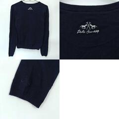 【未使用】HV SOCIETY POLO JESSICA ニット 長袖 カーディガン S ネイビー レディース 乗馬 馬術の画像