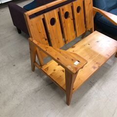 【ジャングルジャングル石津店】木製ベンチ　ベンチ　ソファー　 新生活 堺市 西区 堺区 石津の画像
