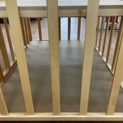 ☆ドリーム荒牧店☆ジモティー割引有☆ 【クリーニング済】　ベビーベッド/現状販売の画像