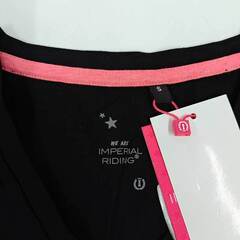 【未使用】インペリアル ライディング IMPERIAL RIDING 半袖 Tシャツ ライディングシャツ S ブラック KL35219002 レディース 乗馬 馬術の画像