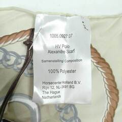 【未使用】HV SOCIETY POLO SHAWL ALEXANDRE スカーフ レディース 乗馬 馬術の画像