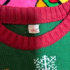 レトロ 木馬 馬 90 セーター ニット 昭和レトロの画像