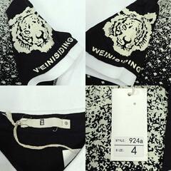 E7 ゴルフ ポロシャツ 半袖 4 ブラック レディースの画像