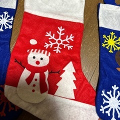 クリスマス靴下　3個セットの画像
